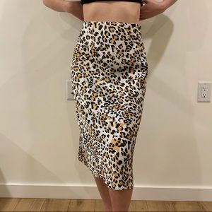 Aritzia Satin Skirt